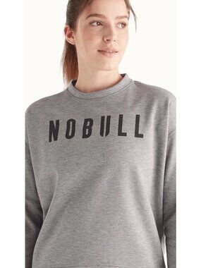 NOBULL Gray Crew Neck Sweatshirt Unisex Size S.   Bb